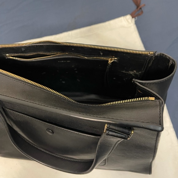 CELINE
Yellow/Black Leather Large Edge Bag - Picture 10 of 11